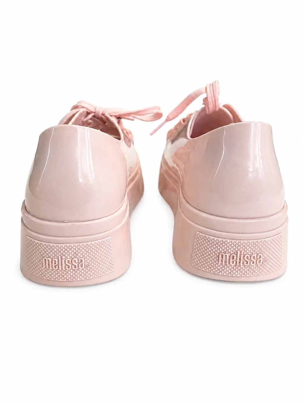 Melissa Rose Pink Jelly Platform Sneakers